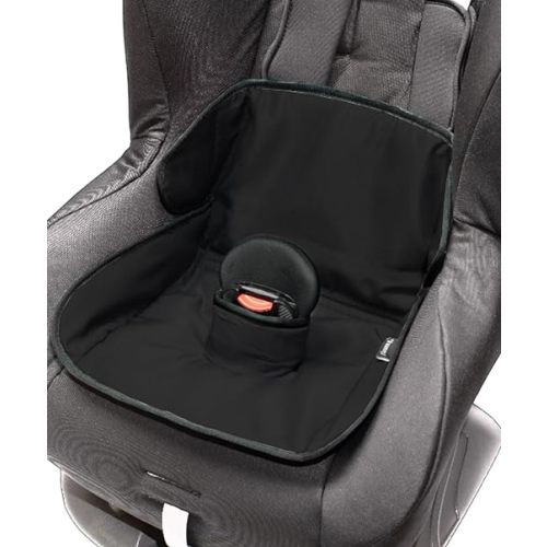 Lynmark® Potty Training Car Seat Protector Cover - Waterproof Soft Piddle Pads for Toddlers and Baby Carseat - Travel-Friendly Universal Washable Liner Mat for Spills, Nappy Leaks, Accidents - Black