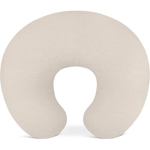 Nursing Pillow Cover 1 pack, Muslin Breastfeeding Pillow Cover for Baby