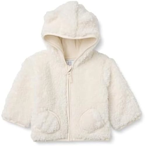 Amazon Essentials baby-boys Hooded Sherpa Jacket