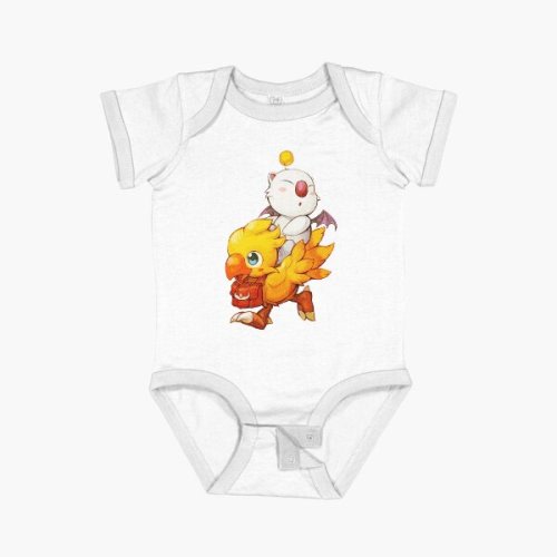 Chocobo & Moogle Final Fantasy Short Sleeve Baby One-Piece