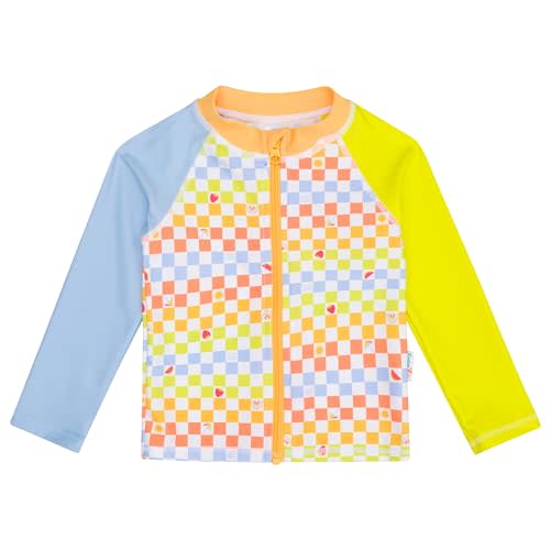 SwimZip UPF 50+ Long Sleeve Rash Guard for Boys' and Girls' - Baby, Toddler, Kids