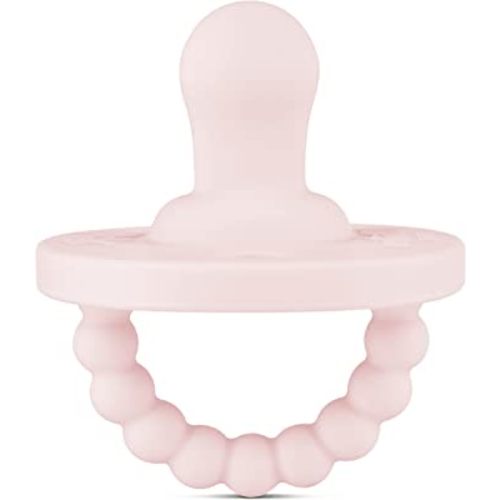 Ryan & Rose Cutie PAT Pacifier Teether (Flat, Pink)