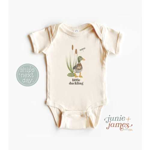 Little Duckling Baby Onesie® - Mallard Duck Baby Bodysuit Shower Gift