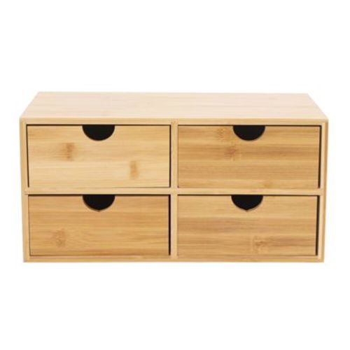 YIYIBYUS 4-drawer Desk Organizer, Tabletop Storage Organizer