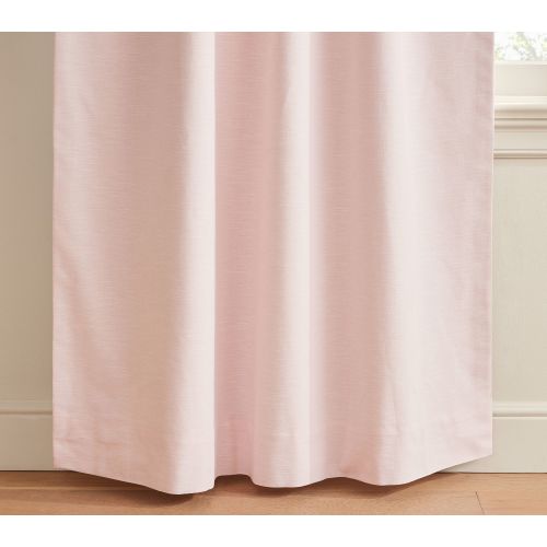 Evelyn Linen Kids Blackout Curtain | Pottery Barn Kids