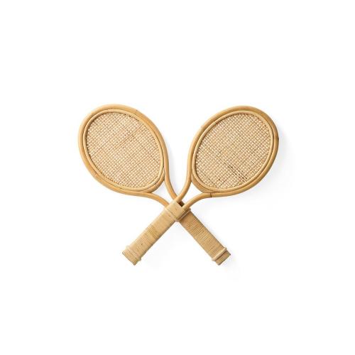 Wicker Tennis Racquets | Serena and Lily