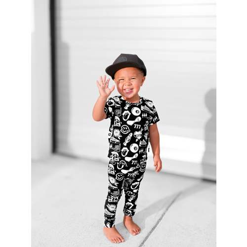 Bamboo Two Piece Set in Cool Kid [Midnight Edition]