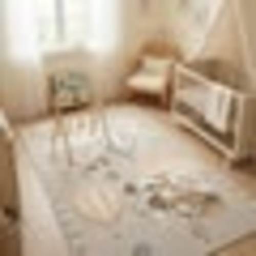 5x8 Whimsy Kids Colorful Area Rug
