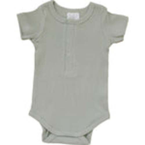 Sage Organic Cotton Ribbed Snap Bodysuit – Mebie Baby