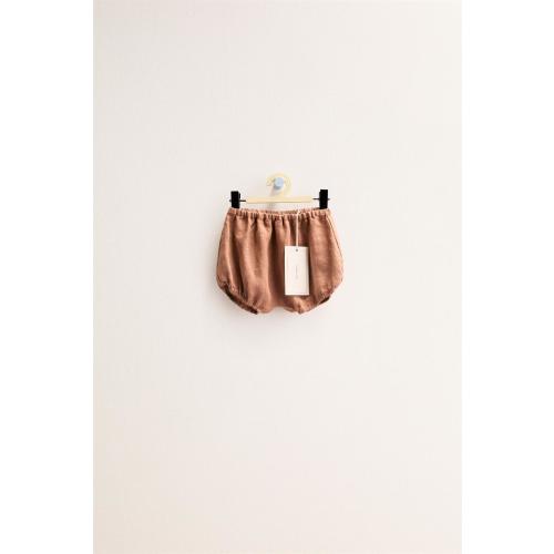 ZARA TIMELESS - 100% LINEN BLOOMERS - Clay | ZARA United States