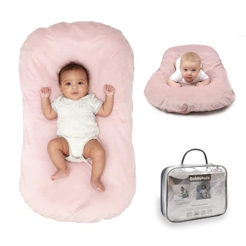 Baby Lounger Newborn 0-24 Months, Home and Travel Infant Cushion-Pink | Infant Support Cushion,Baby Support Cushion,Portable Breathable & Soft Time Mat