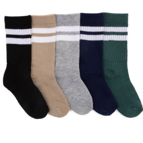 Stripe Crew Socks 5 Pack - Toddler - Multicolor | Journeys