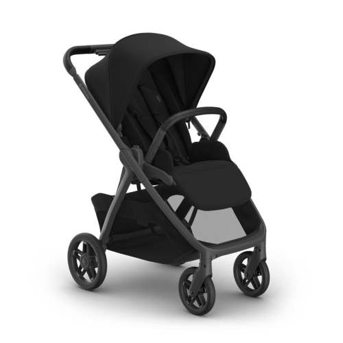 Uppababy Kona Stroller, James (Black/Carbon Frame/Black Leather)