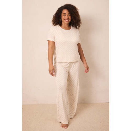 Blush Floret Short-Sleeve Women’s Sleep Set