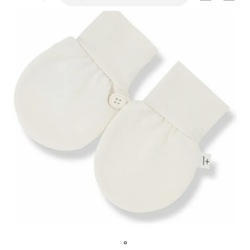 Zia Organic Cotton Gloves | Ecru