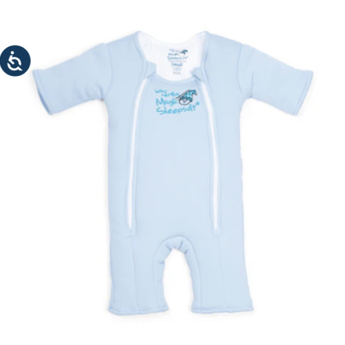 Sage Green Baby Merlin’s Magic Sleepsuit – 100% Cotton Sleep Solution