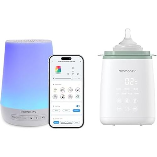 Momcozy Sound Machine for Baby & Momcozy Bottle Warmer