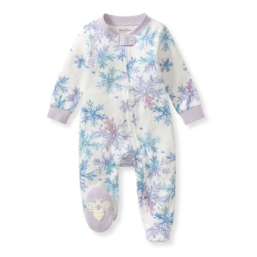 0-3 Snowflake Flurries Organic Cotton Sleep & Play – Burt's Bees Baby
