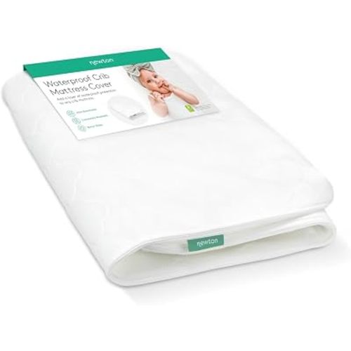 Newton Baby Extra Waterproof Crib Mattress Cover, Washable - White