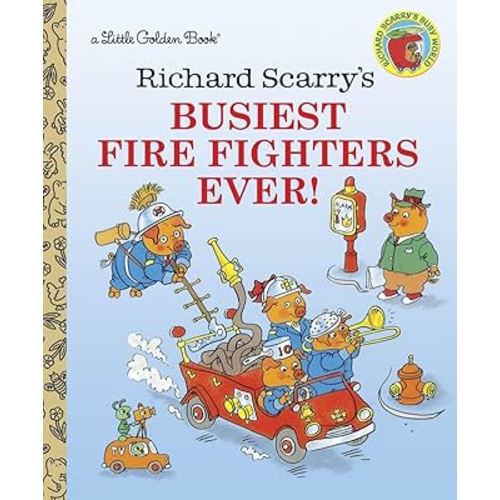 Richard Scarry's Busiest Firefighters Ever (Little Golden Books)