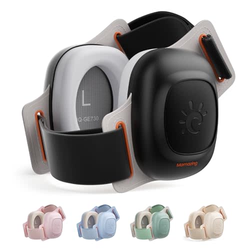 MAMAZING Baby Ear Muffs for 3-48 Months, 25dB Noise Cancelling Headphones | Soft & Adjustable Baby Hearing Protection for Airplane Travel, Party and Fireworks, Newborns to Toddlers, CE & ANSI Certified