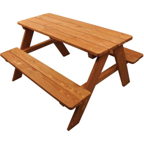 Homeware Kids Wood New Picnic Table - Recommended for Children Ages 3 Years and up All Occasion