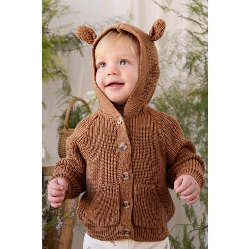 Bear Cardigan - Butterscotch
