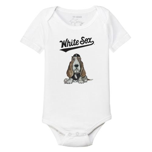 Infant Chicago White Sox Tiny Turnip White Puddy Bodysuit