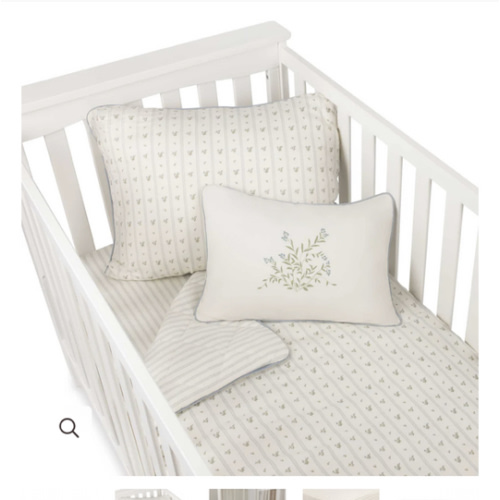 Linear Leaf Crib Set (52"x28") – Ely's & Co.