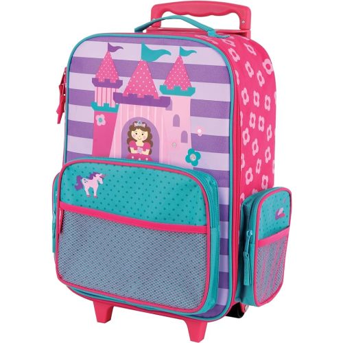 Stephen Joseph Kids Classic Rolling Luggage, Kids Luggage, Toddler Rolling Travel Carry On, Kids Suitcase with wheels,