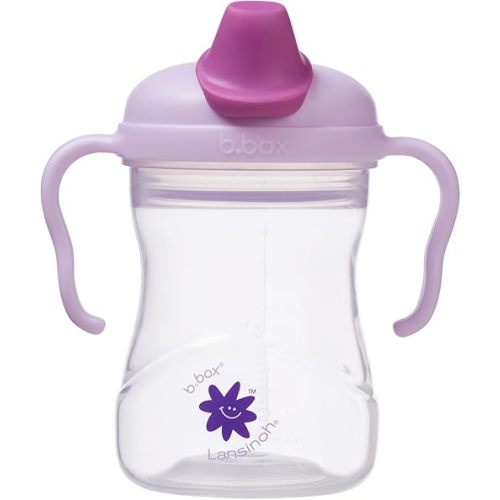 Lansinoh b.box Spout Sippy Cup (4+ Months) | Soft SiliconeSpout, Leak‑Proof, BPA‑Free | Hygienic Lid, Dishwasher Safe, 8 oz Toddler Training Cup |8 oz | Passionfruit