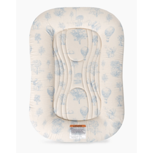 Infant Lounger Wave | Blue Toile