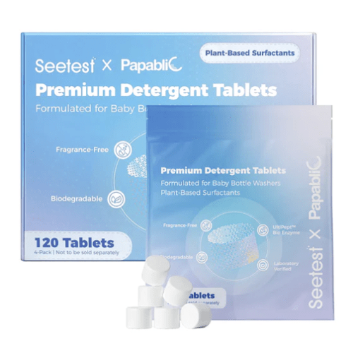 Papablic Upgraded Detergent Soap Tablets, 120 Count