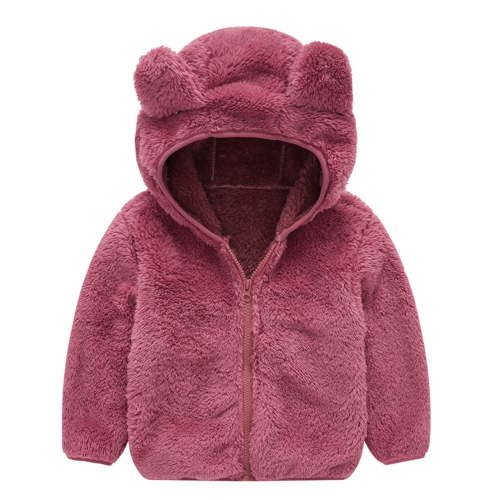 TAIAOJING Winter Coats for Kids with Hoods Warm Ear Cute Outwear Toddler Thick Zipper Jacket for Baby Boys Girls 12-18 Months