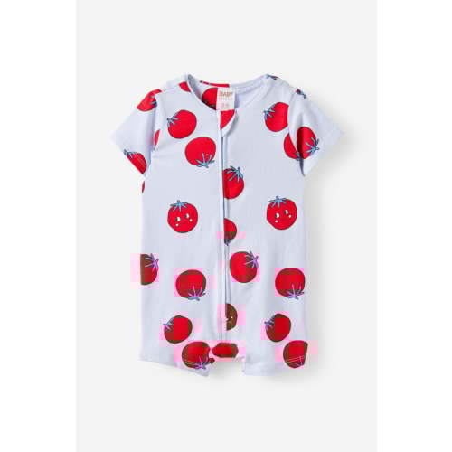 Growie Short Sleeve Zip All In One Romper