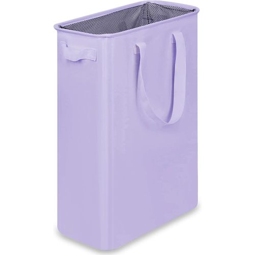 Slim Laundry Basket, 12.7 Gallons(48L) Light Purple