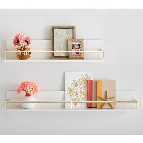Gold Polished Shelving Collection | Pottery Barn Kids