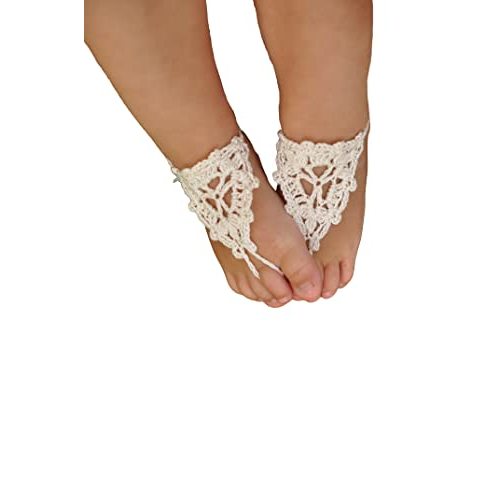 Crochet Baby barefoot sandals