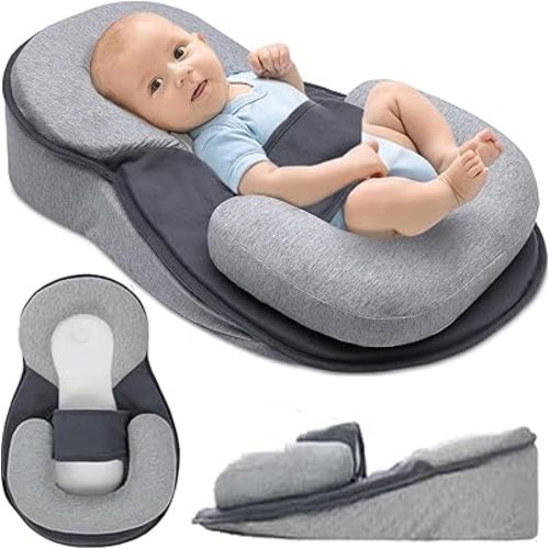 Keesley Rest Nest Baby Bed, Keesley Baby Bed Acid Reflux with Strap for Comfortable Play & Feeding Support
