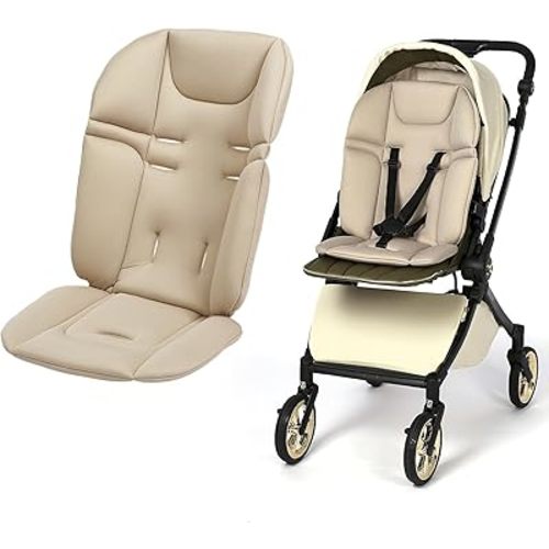 Baby Stroller Seat Liner for Most Stroller Models, Breathable Fabric Stroller Seat Liner Insert, Ensure Comfort and Support on The Go, Stroller Accessories for Toddler Aged 0-5 Years Old