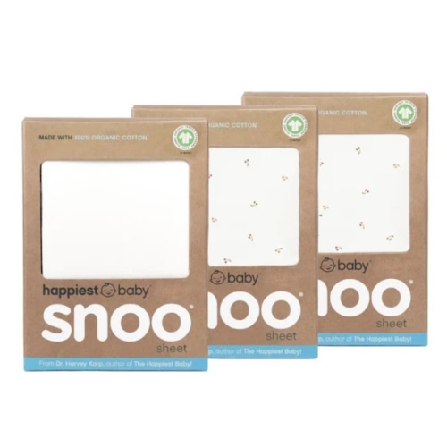 100% Organic Cotton Baby Bassinet Sheets for SNOO