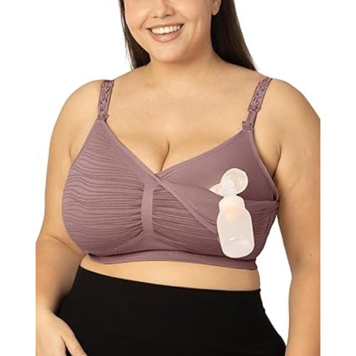 Kindred Bravely Sublime Pumping Bra Hands Free, Adjustable Pumping & Nursing Bra with EasyClip for All Breast Pumps