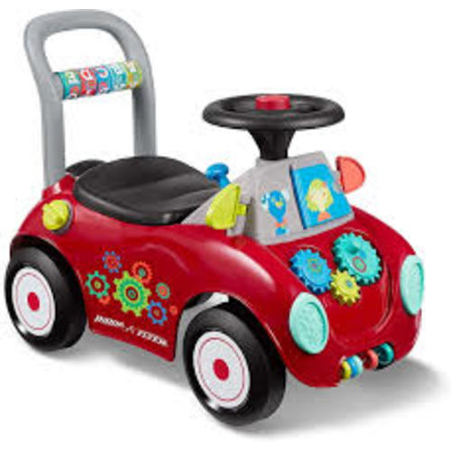 Radio Flyer, Busy Buggy, 3 in 1 Push Walker Ride-on, Red ...