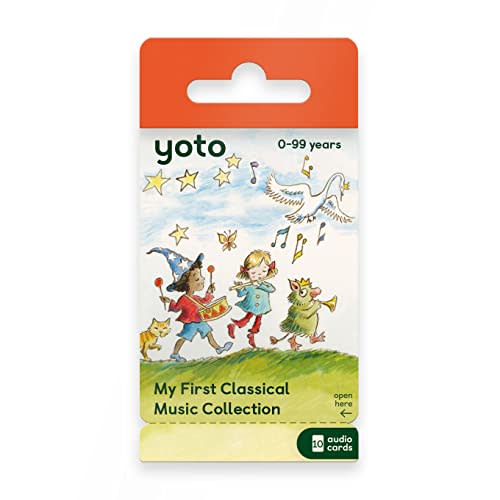 YOTO My First Classical Music Collection – 10 Kids Musical Cards for Use with Player & Mini All-in-1 Audio Device, Educational & Screen-Free Listening with Calm & Relaxing Instrumental Songs