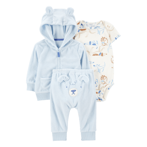 Baby 3-Piece Dog Little Jacket Set 6M