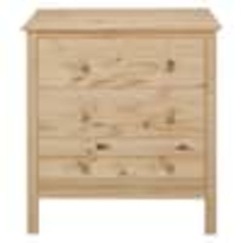 StyleWell Unfinished Solid Pine 3-Drawer 29 in. W x 31.4 in. H x 18 in. D Natural Pine Wood Chest of Drawers 004