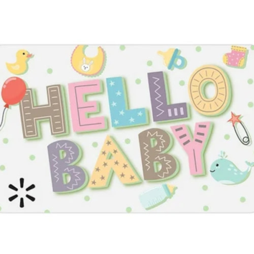 Hello Baby Walmart eGift Card [Custom Amount]