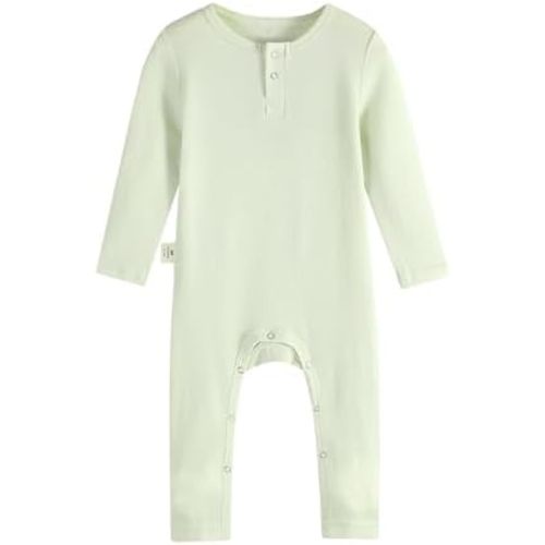 Baby Merino Wool Silk One-Piece Romper with Snaps