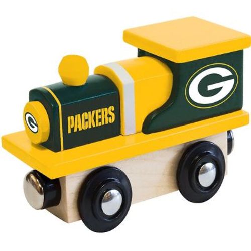 MasterPieces Officially Licensed NFL Green Bay Packers Wooden Toy Train Engine