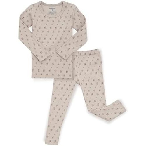 AVAUMA Baby Boys Girls Pajama Set 6M-7T Kids Cute Toddler Snug fit Pattern Design Pjs Cotton Sleepwear